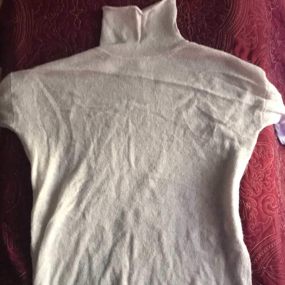 Grey Turtleneck Sweater